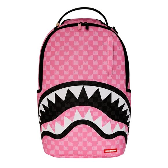 Sprayground Pink Paradise Drip Backpack🔥New Black Bookbag Large School Bag - Picture 1 of 10